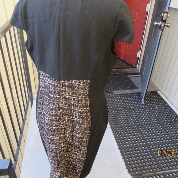 #624  WOMAN'S BLACK SHEATH DRESS BY PHASE EIGHT  (SIZE 14US / 18UK) - Picture 4 of 5